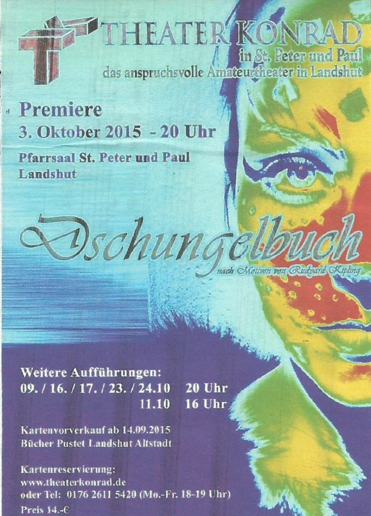 Theater Konrad: Das Dschungelbuch Flyer (2)